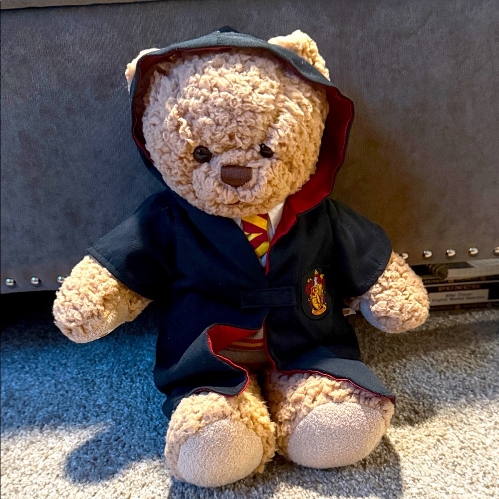 Build-A-Bear Tan Teddy in Harry Potter Outfit